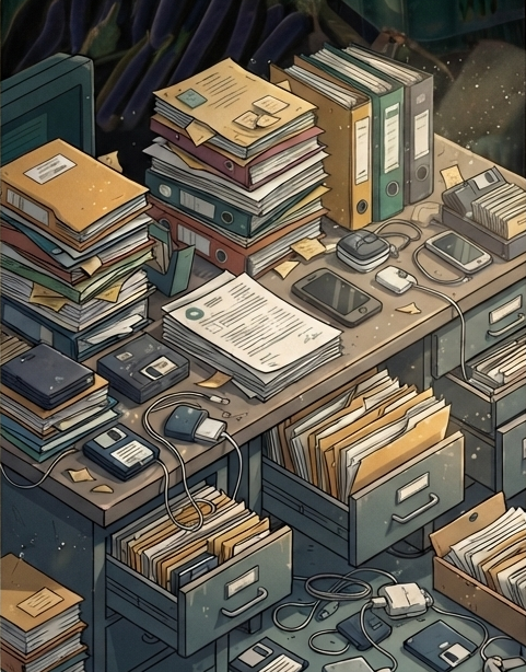 Kalat-kalat na cooperative records, folders, at storage devices